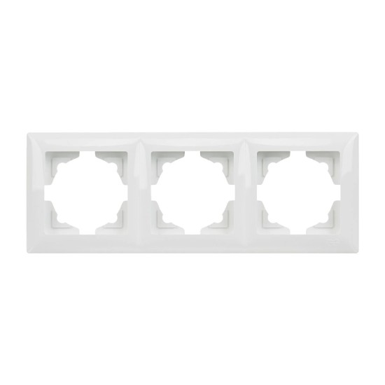 ΠΛΑΙΣΙΟ ΤΡΙΩΝ ΘΕΣΕΩΝ VISAGE ΛΕΥΚΟ