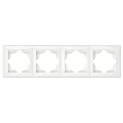 ΠΛΑΙΣΙΟ ΤΕΣΣΑΡΩΝ ΘΕΣΕΩΝ VISAGE ΛΕΥΚΟ