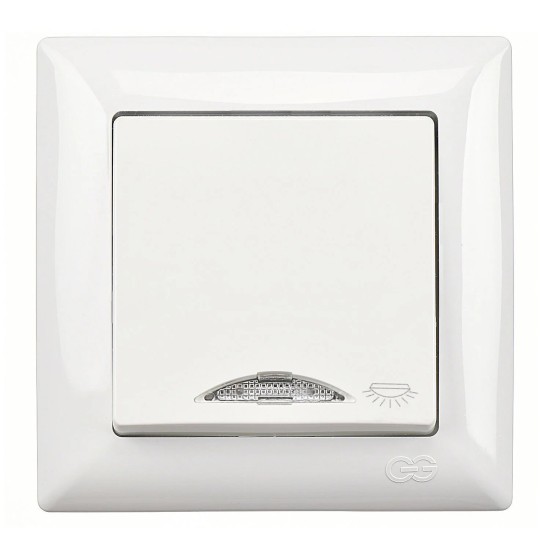 ΜΠΟΥΤΟΝ ΚΛΙΜΑΚΟΣΤΑΣΙΟΥ ΜΕ ΛΥΧΝΙΑ VISAGE ΛΕΥΚΟ