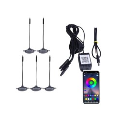 Φώτα ημέρας αυτοκινήτου LED RGBW