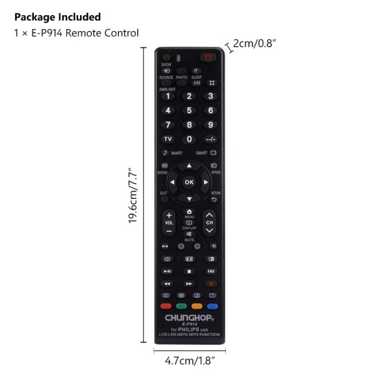 RM-E-P914 ΤΗΛΕΧΕΙΡΙΣΤΗΡΙΟ ΓΙΑ ΤΗΛΕΟΡΑΣΕΙΣ PHILIPS TV