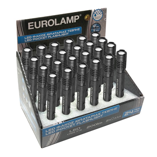 ΑΔΙΑΒΡΟΧΟΣ LED ΦΑΚΟΣ ΜΠΑΤΑΡΙΑΣ "AAA" ΤΣΕΠΗΣ