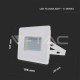 V-TAC Προβολέας LED 50W Ψυχρό Λευκό 6500K PF>0.9 4300lm 100° IP65 Λευκό Σώμα 215963 V-TAC Προβολέας LED 50W Ψυχρό Λευκό 6500K PF>0.9 4300lm 100° IP65 Λευκό Σώμα 215963