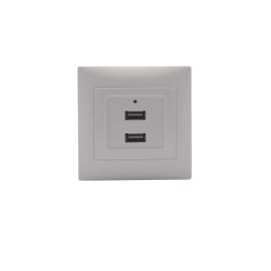 STINEL “DOMUS” ΛΕΥΚΗ ΠΡΙΖΑ USB ΔΙΠΛΗ