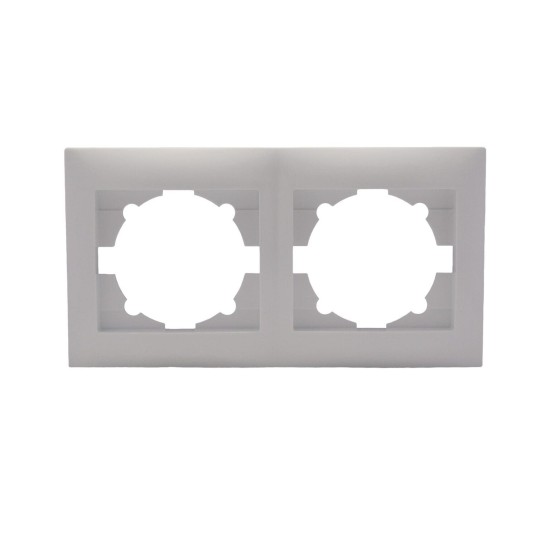 STINEL “DOMUS” ΛΕΥΚΟ ΠΛΑΙΣΙΟ ΔΙΠΛΟ ΟΡΙΖΟΝΤΙΟ