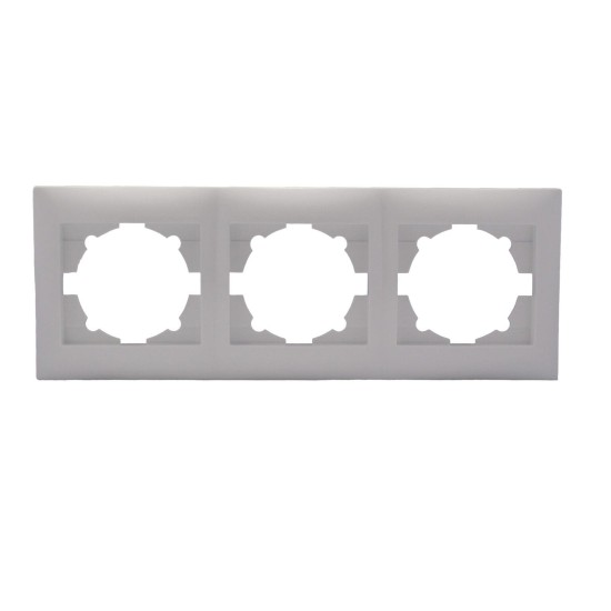 STINEL “DOMUS” ΛΕΥΚΟ ΠΛΑΙΣΙΟ ΤΡΙΠΛΟ ΟΡΙΖΟΝΤΙΟ