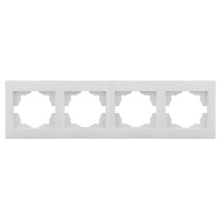 STINEL “DOMUS” ΛΕΥΚΟ ΠΛΑΙΣΙΟ ΤΕΤΡΑΠΛΟ ΟΡΙΖΟΝΤΙΟ