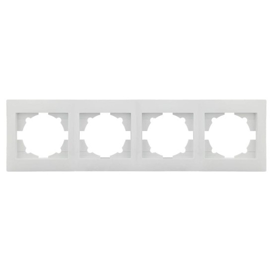 STINEL “DOMUS” ΛΕΥΚΟ ΠΛΑΙΣΙΟ ΤΕΤΡΑΠΛΟ ΟΡΙΖΟΝΤΙΟ