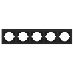 ΠΛΑΙΣΙΟ ΠΕΝΤΑΠΛΟ ΟΡΙΖΟΝΤΙΟ DOMUS ΜΑΥΡΟ STINEL