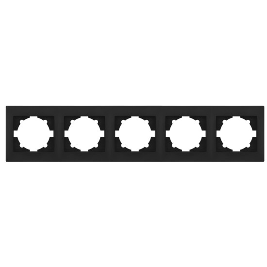 ΠΛΑΙΣΙΟ ΠΕΝΤΑΠΛΟ ΟΡΙΖΟΝΤΙΟ DOMUS ΜΑΥΡΟ STINEL