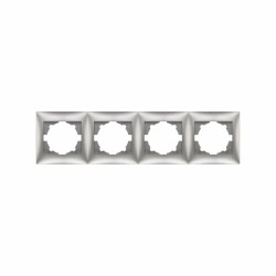 ΑΣΗΜΙ ΠΛΑΙΣΙΟ ΤΕΤΡΑΠΛΟ ΟΡΙΖΟΝΤΙΟ “DOMUS”