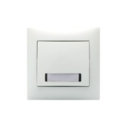 ΛΕΥΚΟ ΜΠΟΥΤΟΝ ΕΠΙΓΡΑΦΗΣ ΦΩΤΙΖΟΜΕΝΟ “DOMUS”