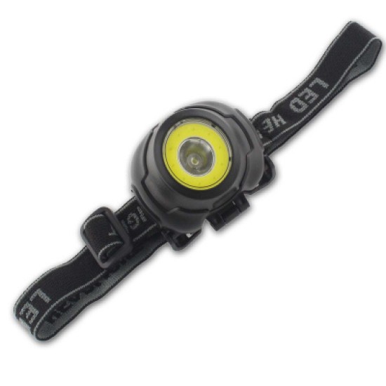 Alpin Φακος κεφαλης με μπαταριες 180Lm + Red/White Cob