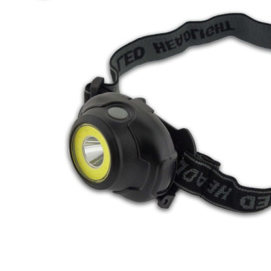 Alpin Φακος κεφαλης με μπαταριες 180Lm + Red/White Cob