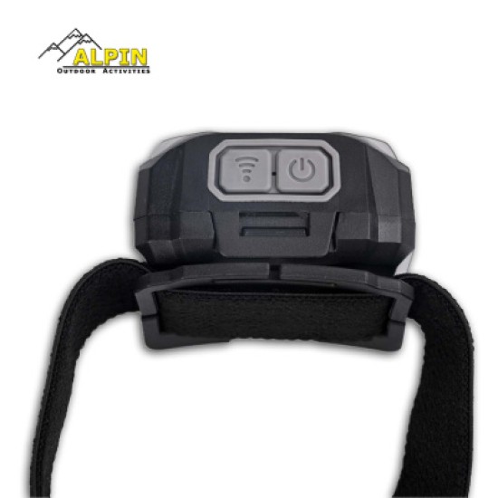 Φακος κεφαλης Alpin Hybrid 420LM+UV+Κοκκινο COB