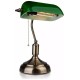 Κλασικό Επιτραπέζιο φωτιστικό γραφείου Banker Πράσινο Γυαλί Ε27 V-TAC 3912 Κωδικός: VT-3912 