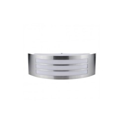 Απλίκα 1xE27 με ασημί σώμα IP44 OPTONICA