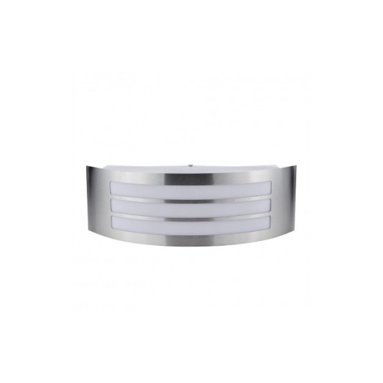 Απλίκα 1xE27 με ασημί σώμα IP44 OPTONICA