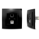 NILSON Μαύρη ματ πρίζα τηλεφώνου