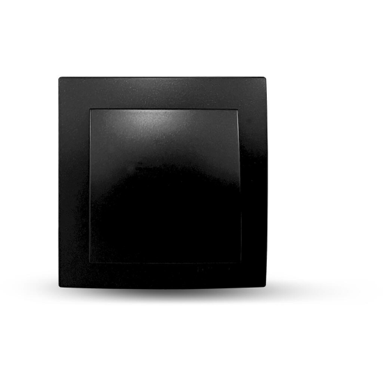 NILSON Μαύρος ματ διακόπτης απλός