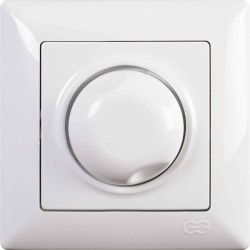 ΡΟΟΣΤΑΤΗΣ DIMMER Ωμικό 1000W VISAGE ΛΕΥΚΟ