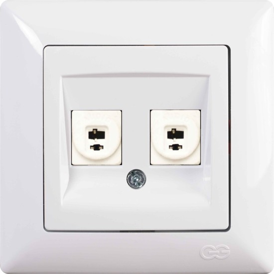 ΠΡΙΖΑ ΗΧΕΙΩΝ 2 ΕΞΟΔΩΝ VISAGE ΛΕΥΚΟ