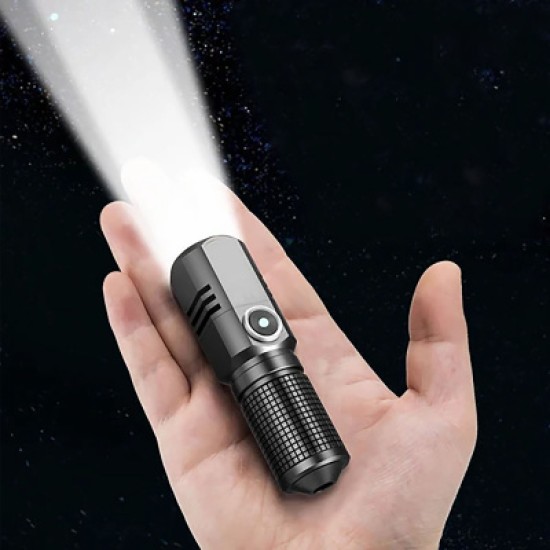 Αδιάβροχος επαναφορτιζόμενος φακός ΑLPIN Τσεπης  600Lm