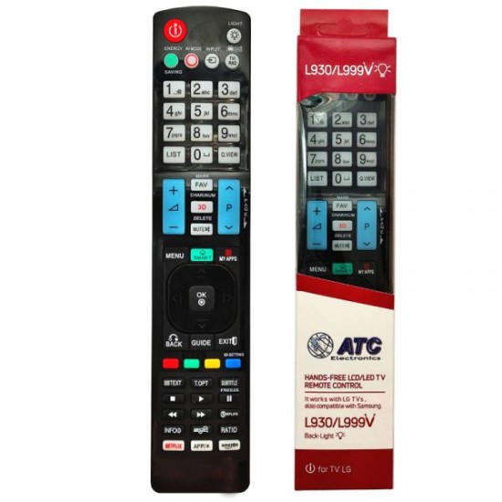 ATC Τηλεχειριστήριο Universal για LG LED L 930 + 3