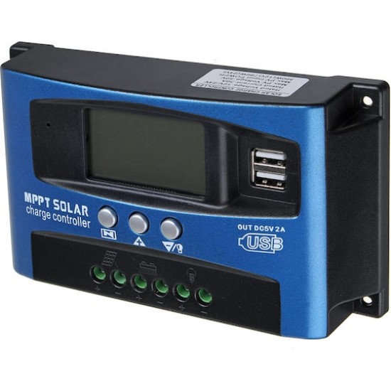Dual USB Setsail MPPT Ρυθμιστής Φόρτισης 24V 30A
