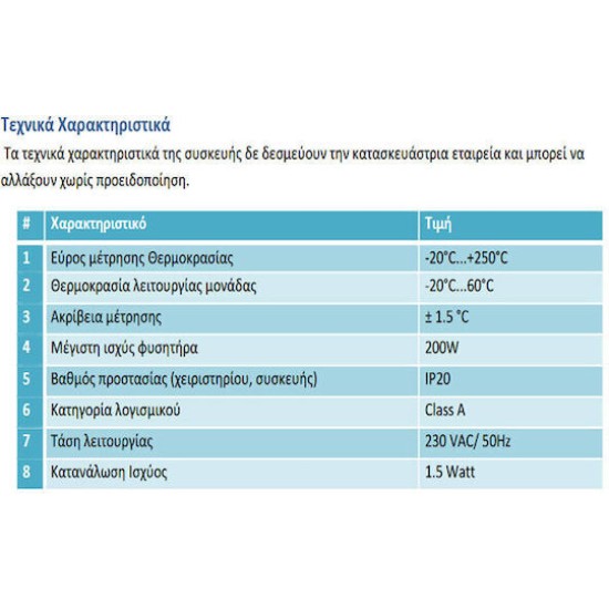 Vario Air- Ελεγκτής Αερόθερμων Τζακιών