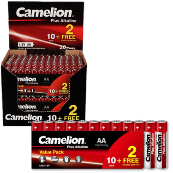 LR06 SP12 ΜΠΑΤΑΡΙΑ CAMELION ΑΛΚΑΛΙΚΗ AA 10+2 LR06 SP12 ΜΠΑΤΑΡΙΑ CAMELION ΑΛΚΑΛΙΚΗ AA 10+2