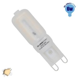 GloboStar® 115033 Λάμπα G9 LED 6W 550lm 320° AC 230V Θερμό Λευκό 3000K