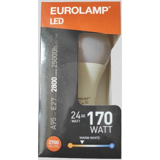 ΛΑΜΠΑ LED ΚΟΙΝΗ 24W Ε27 2700K 220-240V