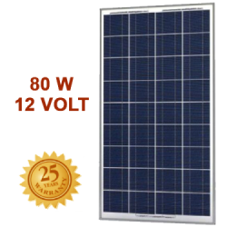 INVICTUS SRM-80P ΠΑΝΕΛ ΦΩΤΟΒΟΛΤΑΙΚΟ ΠΟΛΥΚΡΥΣΤΑΛΛΙΚΟ 80Wp 12V