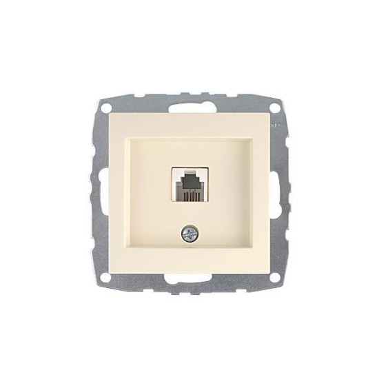 ΠΡΙΖΑ ΤΗΛΕΦΩΝΟΥ RJ11623JK (Π+Μ) ΚΡΕΜ ΠΡΙΖΑ ΤΗΛΕΦΩΝΟΥ RJ11623JK (Π+Μ) ΚΡΕΜ