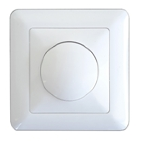 Ρυθμιστής φωτισμού (Dimmer) χωνευτός  3 έως 1000 W, γενικής χρήσης. Λευκό