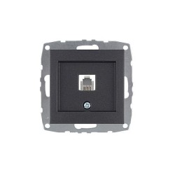ΠΡΙΖΑ ΤΗΛΕΦΩΝΟΥ RJ11623JK (Π+Μ) ΓΡΑΦΙΤΗΣ