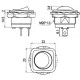 ΔΙΑΚΟΠΤΗΣ ROCKER Φ23 2P ON-OFF 10A/250V ΜΑΥΡΟΣ R13-135A2 SCI ΔΙΑΚΟΠΤΗΣ ROCKER Φ23 2P ON-OFF 10A/250V ΜΑΥΡΟΣ R13-135A2 SCI