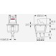ΔΙΑΚΟΠΤΗΣ ROCKER Φ23 4P ON-OFF BLK 20A/14V RED LED R13-112LP SCI ΔΙΑΚΟΠΤΗΣ ROCKER Φ23 4P ON-OFF BLK 20A/14V RED LED R13-112LP SCI