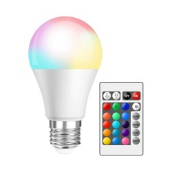 Λάμπα LED RGB + WHITE – E27 – 7W