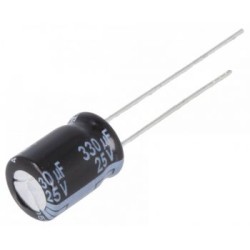 Πυκνωτής Ηλεκτρολυτικός 330μF 25V 105°C