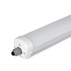 Αδιάβροχο φωτιστικό LED SMD 36W 1200mm Ψυχρό λευκό 6000K Λευκό σώμα