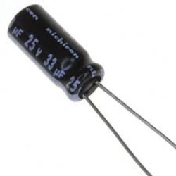 Πυκνωτής Ηλεκτρολυτικός 33μF 25V 105°C