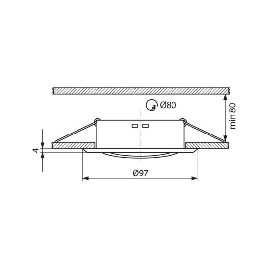 DOWNLIGHT NOX SL215 ∙ ΧΡΩΜΙΟ DOWNLIGHT NOX SL215 ∙ ΧΡΩΜΙΟ