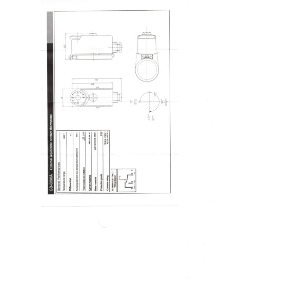 ΥΔΡΟΣΤΑΤΗΣ ΕΠΑΦΗΣ ΜΕ ΚΛΙΜΑΚΑ ΘΕΡΜΟΚΡΑΣΙΑΣ 0-90°C
