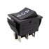 ΔΙΑΚΟΠΤΗΣ ROCKER ΜΕΓΑΛΟΣ 6P ON-OFF-ON 16A/250V ΜΑΥΡΟΣ RK1-01 2X3 B/B "ΔΟΔ" SOKEN