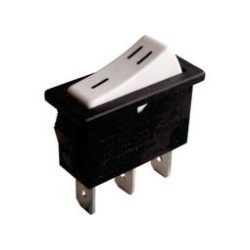 ΔΙΑΚΟΠΤΗΣ ROCKER ΜΕΣΑΙΟΣ 3P ON-ON 16A/250V ΛΕΥΚΟΣ RK1-15B 1X2 B/W"-=" SOKEN