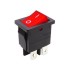 ΔΙΑΚΟΠΤΗΣ ROCKER MINI 4P ΜΕ ΛΥΧΝΙΑ ON-OFF 10A/250V ΚΟΚΚΙΝΟΣ RK2-03 2X1N B/R"0-" SOKEN