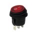 ΔΙΑΚΟΠΤΗΣ ROCKER Φ23 3P ΜΕ ΛΥΧΝΙΑ ON-OFF 10A/250V IP65 ΚΟΚΚΙΝΟΣ WR5110 HN