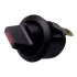 ΔΙΑΚΟΠΤΗΣ ROCKER Φ23 4P ON-OFF BLK 20A/14V RED LED R13-112LP SCI